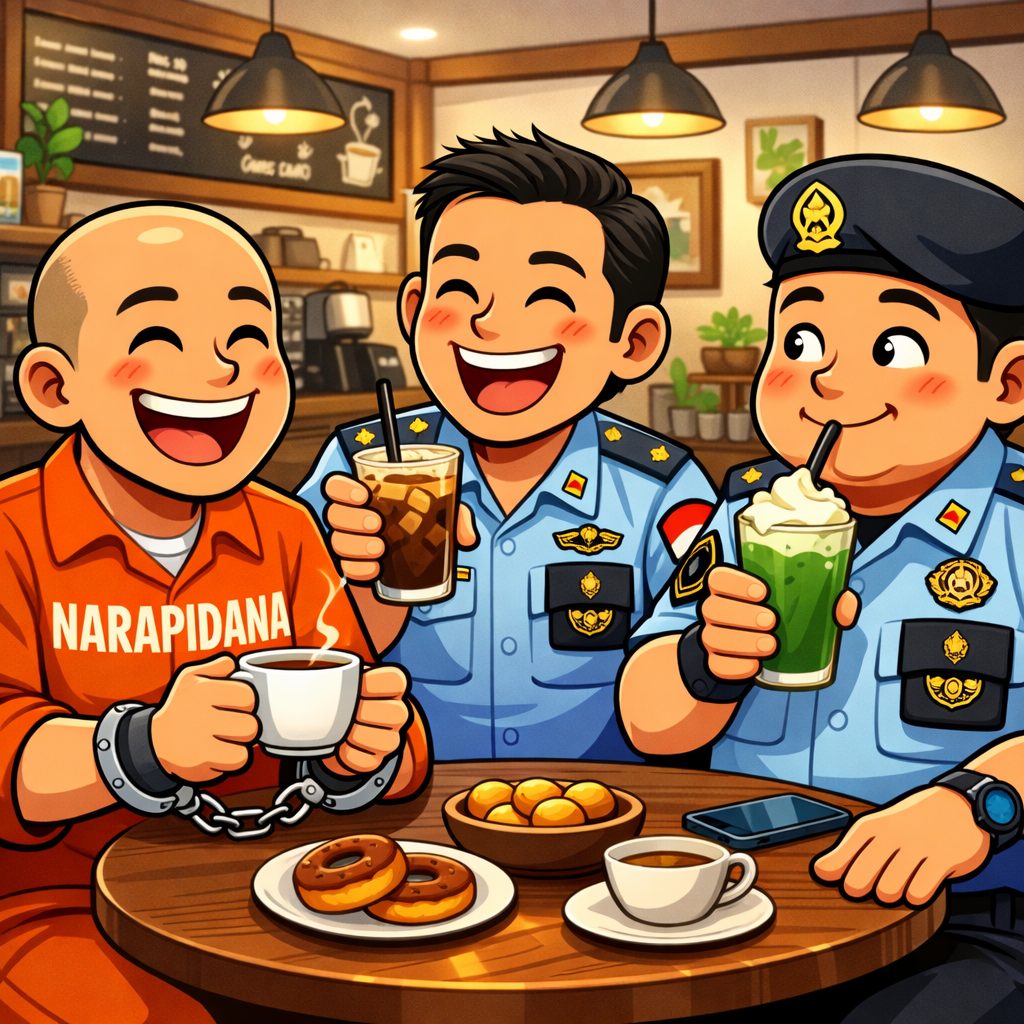 Narapidana ke Kafe Dikawal Petugas, Ditjenpas Siapkan Sanksi