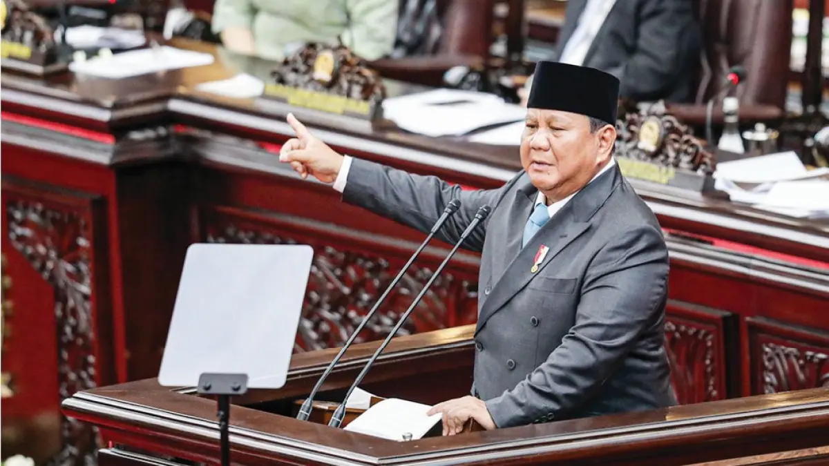 Pidato Prabowo di DPR soal Rakyat Jadi Sorotan