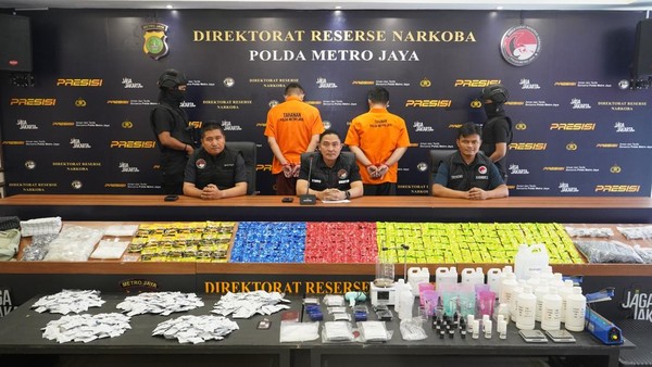 Polda Metro Jaya Bongkar Lab Etomidate Jaringan Internasional